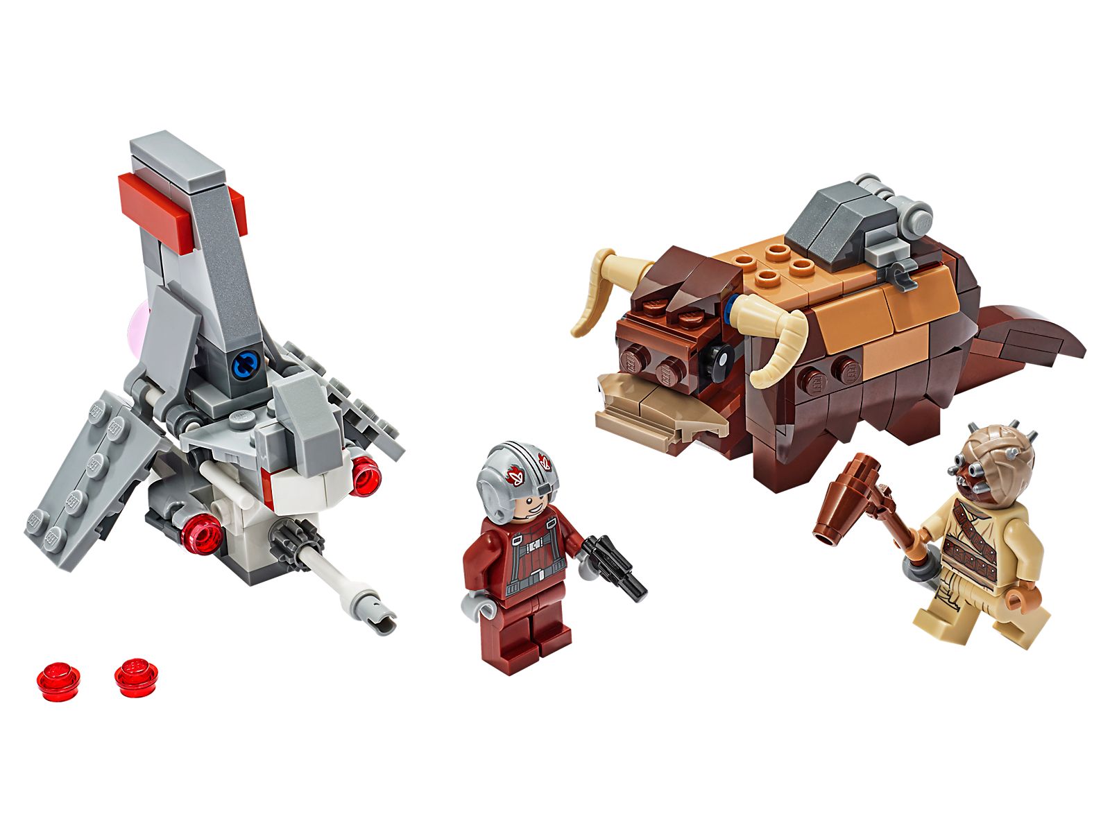 T-16 Skyhopper vs. Bantha Microfighters